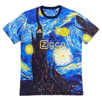 AFC Ajax Thuisshirt Van Gogh The Starry Night Edition 2023-2024 Voetbalshirt met Korte Mouw