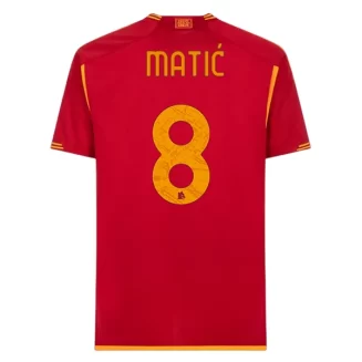 AS Roma Matić #8 Thuisshirt 2023-2024 Voetbalshirt met Korte Mouw