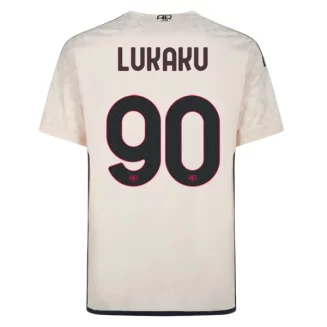 AS Roma Romelu Lukaku #90 Uitshirt 2023-2024 Voetbalshirt met Korte Mouw