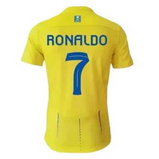 Al Nassr FC Ronaldo #7 Thuisshirt 2023-2024 Voetbalshirts Korte Mouw