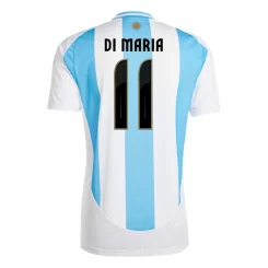 Argentinië Angel Di Maria #11 Thuisshirt Copa América 2024 Voetbalshirts Korte Mouw