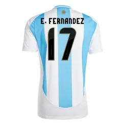 Argentinië Enzo Fernández #17 Thuisshirt Copa América 2024 Voetbalshirts Korte Mouw