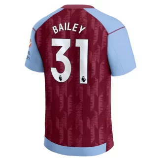 Aston Villa Leon Bailey #31 Thuisshirt 2023-2024 Voetbalshirts Korte Mouw
