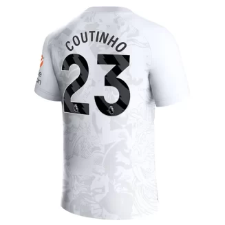 Aston Villa Philippe Coutinho #23 Uitshirt 2023-2024 Voetbalshirts Korte Mouw