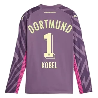 BVB Borussia Dortmund Kobel #1 Keeper Thuisshirt 2023-2024 Voetbalshirt met Lange Mouwen