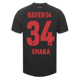 Bayer 04 Leverkusen Granit Xhaka #34 Thuisshirt 2023-2024 Voetbalshirt met Korte Mouw