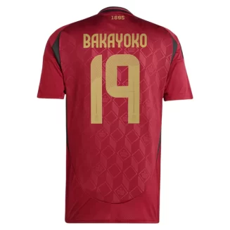 België Johan Bakayoko #19 Thuisshirt EK 2024 Voetbalshirts Korte Mouw