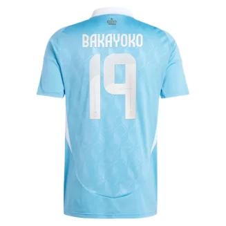België Johan Bakayoko #19 Uitshirt EK 2024 Voetbalshirts Korte Mouw