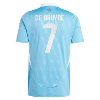 België Kevin De Bruyne #7 Uitshirt EK 2024 Voetbalshirts Korte Mouw