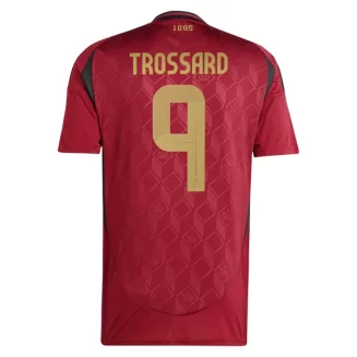België Leandro Trossard #9 Thuisshirt EK 2024 Voetbalshirts Korte Mouw