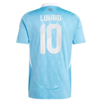 België Romelu Lukaku #10 Uitshirt EK 2024 Voetbalshirts Korte Mouw