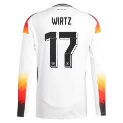 Duitsland Florian Wirtz #17 Thuisshirt EK 2024 Voetbalshirts Lange Mouwen