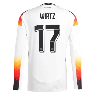 Duitsland Florian Wirtz #17 Thuisshirt EK 2024 Voetbalshirts Lange Mouwen