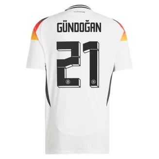 Duitsland Ilkay Gundogan #21 Thuisshirt EK 2024 Voetbalshirts Korte Mouw
