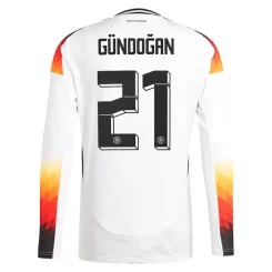 Duitsland Ilkay Gundogan #21 Thuisshirt EK 2024 Voetbalshirts Lange Mouwen