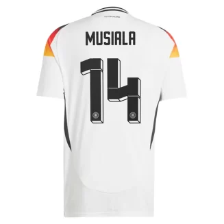 Duitsland Jamal Musiala #14 Thuisshirt EK 2024 Voetbalshirts Korte Mouw