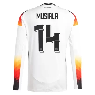 Duitsland Jamal Musiala #14 Thuisshirt EK 2024 Voetbalshirts Lange Mouwen