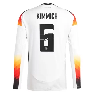 Duitsland Joshua Kimmich #6 Thuisshirt EK 2024 Voetbalshirts Lange Mouwen
