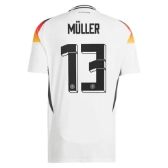 Duitsland Thomas Muller #13 Thuisshirt EK 2024 Voetbalshirts Korte Mouw