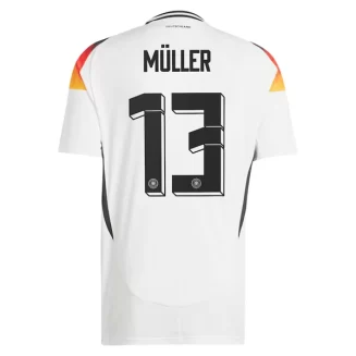 Duitsland Thomas Muller #13 Thuisshirt EK 2024 Voetbalshirts Korte Mouw