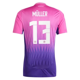 Duitsland Thomas Muller #13 Uitshirt EK 2024 Voetbalshirts Korte Mouw