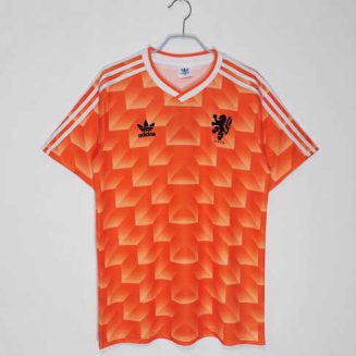 EK 88 Voetbalshirt Nederland Elftal 1988 Korte Mouw Klassieke Retro Voetbalshirts