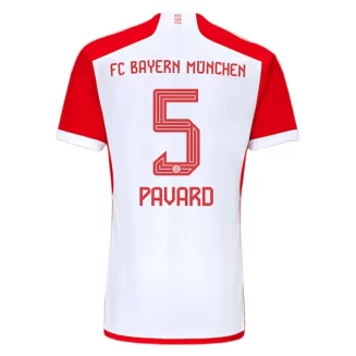 FC Bayern München Benjamin Pavard #5 Thuisshirt 2023-2024 Voetbalshirt met Korte Mouw