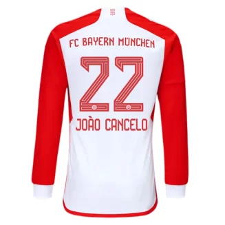 FC Bayern München Joao Cancelo #22 Thuisshirt 2023-2024 Voetbalshirt met Lange Mouwen