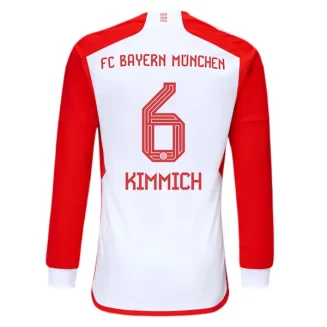 FC Bayern München Joshua Kimmich #6 Thuisshirt 2023-2024 Voetbalshirt met Lange Mouwen