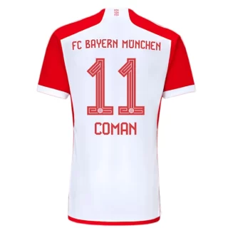 FC Bayern München Kingsley Coman #11 Thuisshirt 2023-2024 Voetbalshirt met Korte Mouw