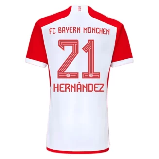 FC Bayern München Lucas Hernandez #21 Thuisshirt 2023-2024 Voetbalshirt met Korte Mouw