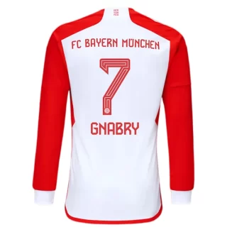 FC Bayern München Serge Gnabry #7 Thuisshirt 2023-2024 Voetbalshirt met Lange Mouwen