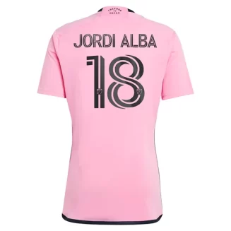 Inter Miami CF Jordi Alba #18 Thuisshirt 2024-2025 Voetbalshirt met Korte Mouw
