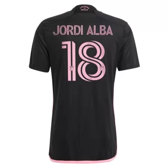 Inter Miami CF Jordi Alba #18 Uitshirt 2024-2025 Voetbalshirt met Korte Mouw