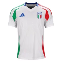 Italië Nicolo Barella #18 Uitshirt EK 2024 Voetbalshirts Korte Mouw-1