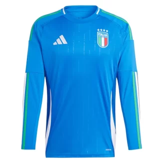 Italië Thuisshirt EK 2024 Voetbalshirts Lange Mouwen