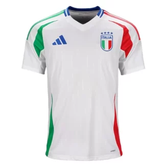 Italië Uitshirt EK 2024 Voetbalshirts Korte Mouw