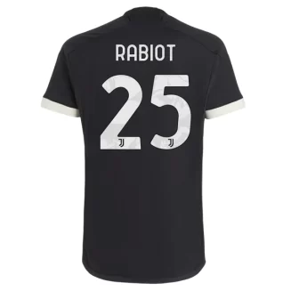 Juventus Adrien Rabiot #25 Derde Shirt 2023-2024 Voetbalshirts Korte Mouw