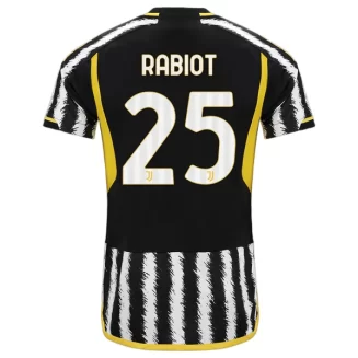 Juventus Adrien Rabiot #25 Thuisshirt 2023-2024 Voetbalshirts Korte Mouw
