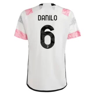 Juventus Danilo #6 Uitshirt 2023-2024 Voetbalshirts Korte Mouw