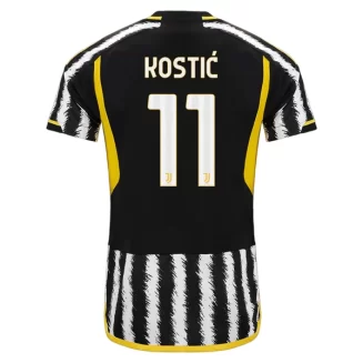 Juventus Filip Kostic #11 Thuisshirt 2023-2024 Voetbalshirts Korte Mouw