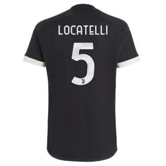 Juventus Manuel Locatelli #5 Derde Shirt 2023-2024 Voetbalshirts Korte Mouw