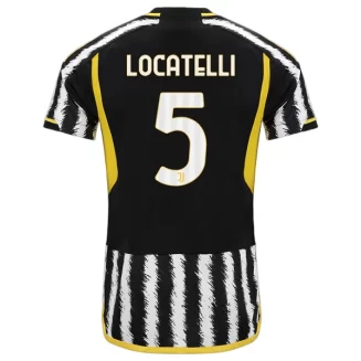 Juventus Manuel Locatelli #5 Thuisshirt 2023-2024 Voetbalshirts Korte Mouw