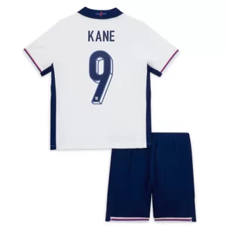 Kids Engeland Harry Kane #9 Thuisshirt EK 2024 Voetbalshirts Korte Mouw (+ Korte broeken)