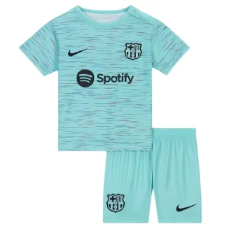 Kids FC Barcelona Derde Shirt 2023-2024 Voetbalshirts Korte Mouw (+ Korte broeken)