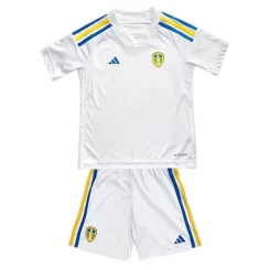 Kids Leeds United Thuisshirt 2023-2024 Voetbalshirt met Korte Mouw (+ Korte broeken)