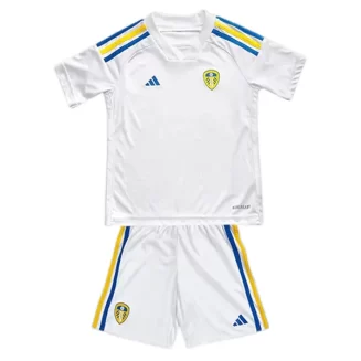 Kids Leeds United Thuisshirt 2023-2024 Voetbalshirt met Korte Mouw (+ Korte broeken)
