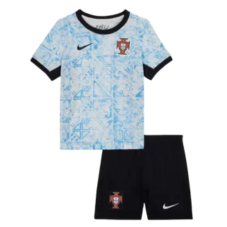 Kids Portugal Uitshirt EK 2024 Voetbalshirts Korte Mouw (+ Korte broeken)