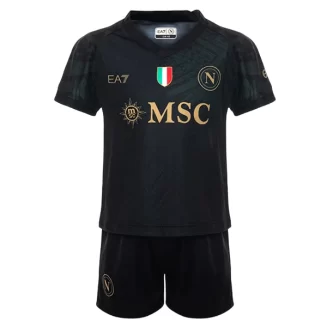 Kids SSC Napoli Derde Shirt 2023-2024 Voetbalshirt met Korte Mouw (+ Korte broeken)