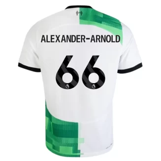 Liverpool Alexander-Arnold #66 Uitshirt 2023-2024 Voetbalshirts Korte Mouw